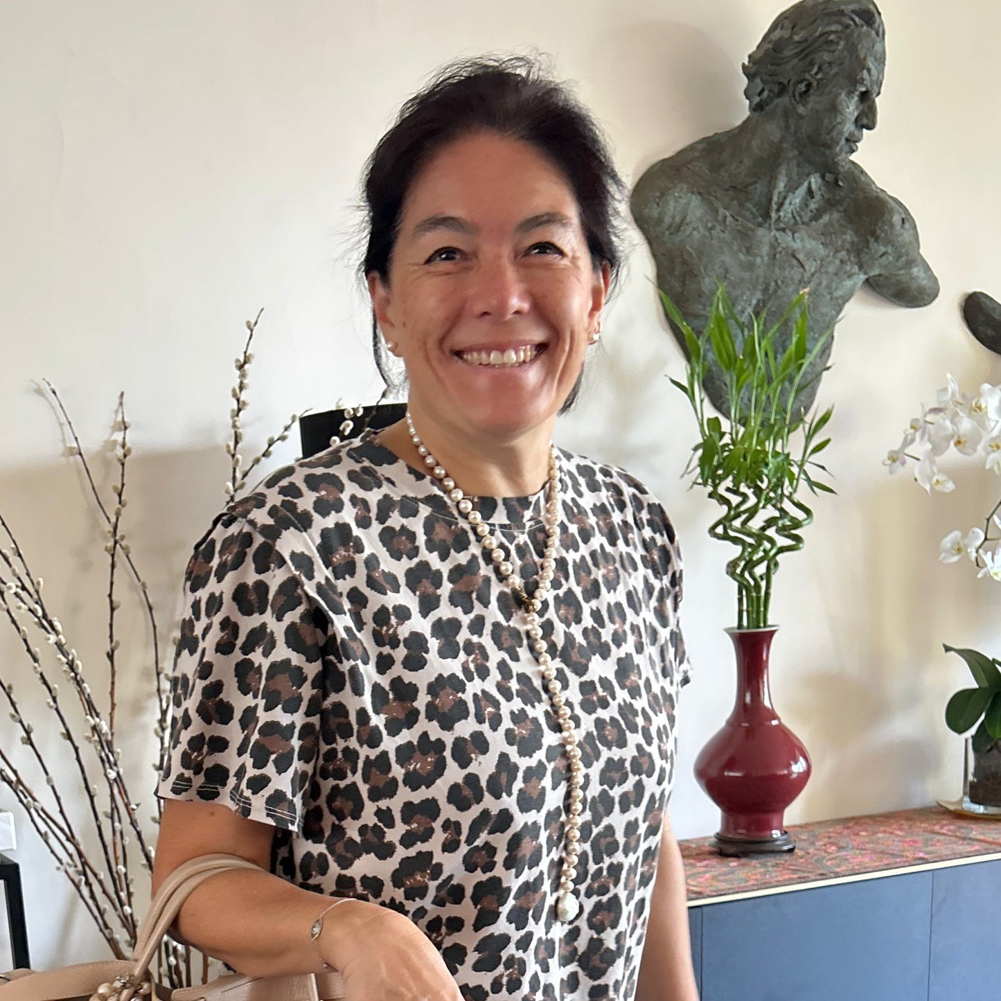 Freshwater pearl lariat